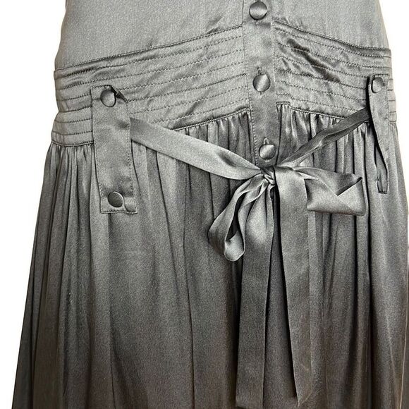 NWT Tufi Duek Silk Black Gisele Dress sz 2 - Picture 9 of 14